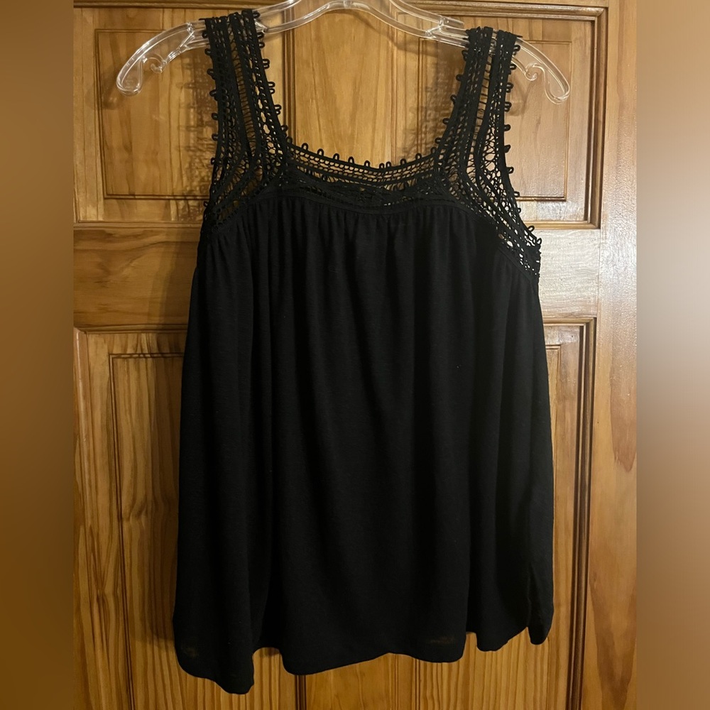 Gap Linen Blend Flowing Tank Top